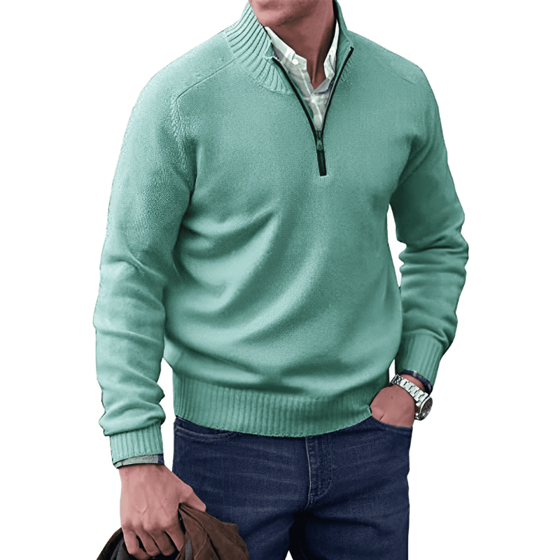 Noah | Eleganter Pullover mit Reißverschluss