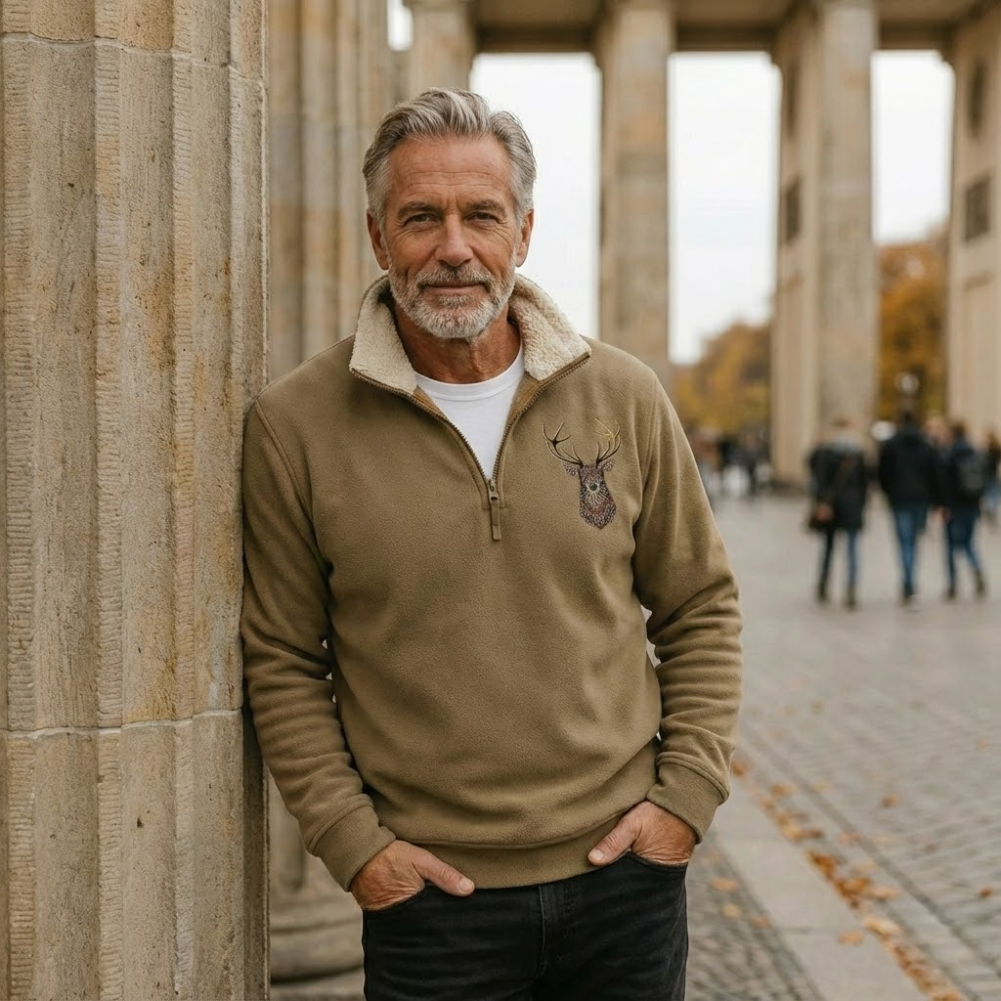 Arthur | Pullover aus nordischem Hirschleder